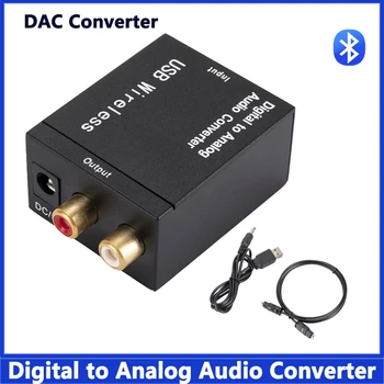 Цифроаналоговый Аудиопреобразователь 192 khz, съвместим с Bluetooth, Оптичен Усилвател на КПР за Динамиката на Усилвател-Приемник