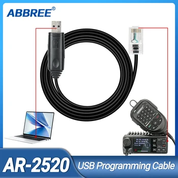 AR-2520 Преносима Радиостанция Радио Висококачествен USB Кабел За Програмиране Abbree AR 2520 25 W Мини-Безжично Автомобилно Радио Windows OS