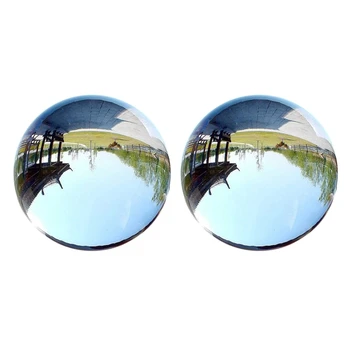2 елемента 40 мм Прозрачно стъкло кристална топка, Лечебна сфера, Подпори за фотография, Подаръци