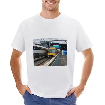 Sydney Trains A Set Waratah at Sydenham Station Тениска с надпис пот blanks забавни тениски за мъже