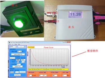 Лазерен измерител на мощност фотоэлектрического вида, обхвата 0,01 Mw И 100 Mw, бърз отговор, чисто управление чрез RS232