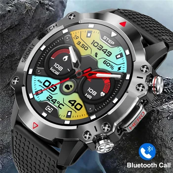 2023 Нови Мъжки Смарт часовници Мъжките Спортни Часовници На открито Потребителски Скали Bluetooth Покана Часовници За Мъже IP68 Водоустойчив Умни Часовници За Мъже