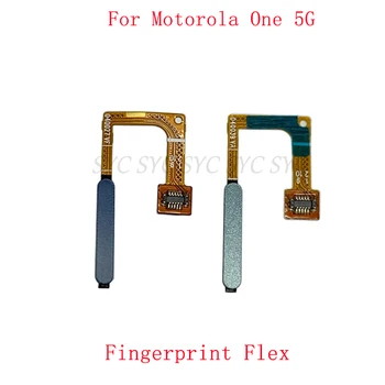 Оригиналната бутон сензор за пръстови отпечатъци Гъвкав кабел за Motorola Moto One резервни Части за скенер, сензорен датчик 5G