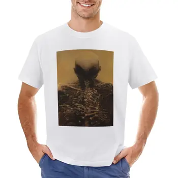 Тениска Beksinski, стилни дрехи kawaii по поръчка, създайте своя собствена проста мъжки дрехи