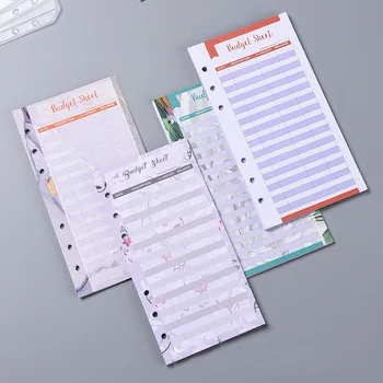 12шт Дневник за зареждане на хартия A6 управлява една тетрадка със сменяеми хартиени кърпи за ръце материал, дневник подходящ за преносими устройства Bound2024