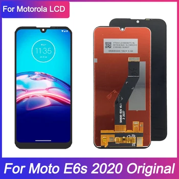 xt2053-2 Оригинала За Motorola E6s 2020 LCD дисплей С сензорен екран Дигитайзер В събирането на LCD дисплей За Мото E6s xt2053