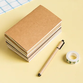 Креативен бележник за пътуване от крафт-хартия, дневник на вътрешната страница, бележник в различни стилове