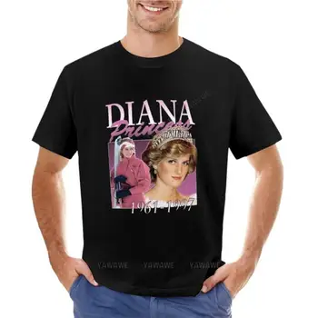 тениска мъжки летни тениски Принцеса Даяна Реколта тениска на 90-те години на реколта дрехи реколта тениска прости тениски мъжки