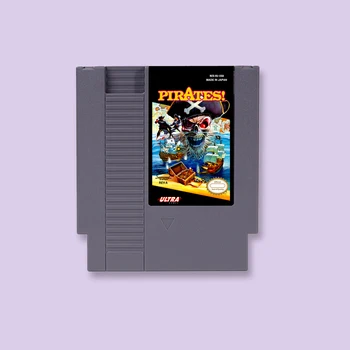 Пиратите! Детска карта на RPG за NES с 72 контакти, 8-битова конзола касета за игри