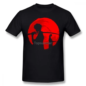 Тениска Samurai Champloo, Тениска Samurai Sunset, Градинска Облекло, Тениски Големи Размери, Страхотна Мъжка Тениска С къс Ръкав И принтом