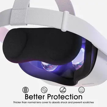 Защитен калъф за VR-обектив, прахоустойчив калъф за Meta Quest 3, моющийся защитен ръкав