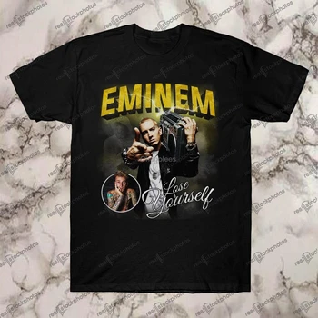 Тениска Еминем се изгубиш в стил хип-хоп, рап, ретро от 90-те, ретро от 90-те години, риза (1)