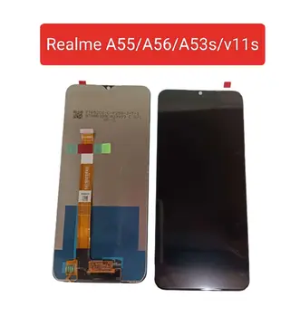 За OPPO A55 A56 A53S A11S Realme V11 Ремонт на Дисплея на Мобилния Телефон с докосване на екрана и Дигитайзером