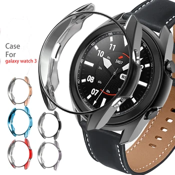 Калъф За Samsung Galaxy watch 3 45 мм 41 мм samrtwatch Лека броня От TPU 41 45 мм и Защитно покритие смарт часа Аксесоари