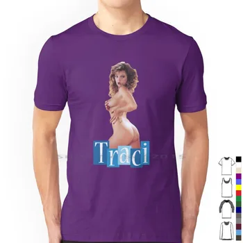 Тениска Traci Lords 8 от 100% памук, къса тениска Traci Lords 8 с дълъг ръкав