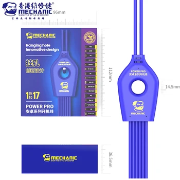 Mechanic Power Pro Кабел За Проверка на Ток Телефон Източник на Захранване Dc За Huawei Samsung Xiaomi OPPO Ремонт на Дънната Платка и Качване на Вкл./Изкл Онлайн