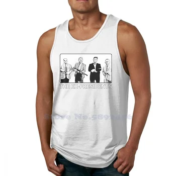 Жилетка Ex-Presidents от 100% памук, с модерна риза без ръкави, класически филм Ex Presidents Point Break 1990 г.