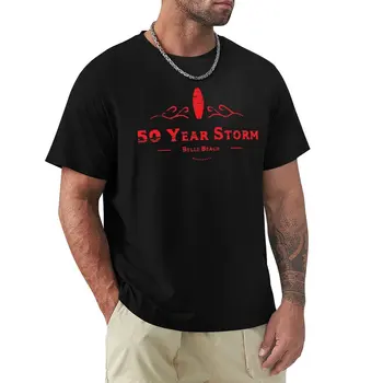 Тениска с 50-годишен буря, летни блузи, ризи с котки, блуза, тениска нова версия, големи и високи тениски за мъже