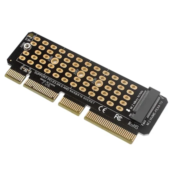 PCIe Странично Card SSD За PCIE4.0 M2 NVME Адаптер M. 2 M-Key MKEY M. 2 За PCI-E4.0 Конвертор Пълна скорост X4 за 2230-2280 M. 2 SSD