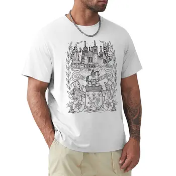 Тениска Lyon Old School с графични футболками, спортна риза, мъжки обикновена тениска