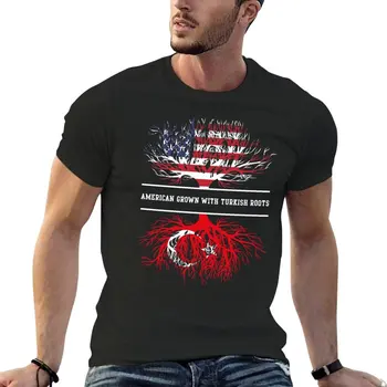Тениска от пуйки, отгледани в Америка с турски корени, тениска на поръчка, риза с домашен любимец принтом за момчета, мъжки ризи