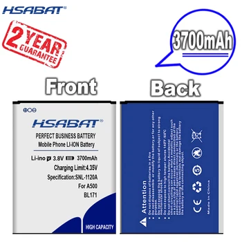 Новият пристигането на [HSABAT ] 3700 mah BL171 Взаимозаменяеми Батерия за Lenovo A319 A60 A500 а a65 A390 A368 A390T A356 A370E A376