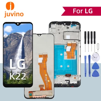 ОригинальныйЖКдисплей Juvino за LG K22 и сензорен екран с цифров преобразувател докосване на екрана в събирането на средства за ремонт
