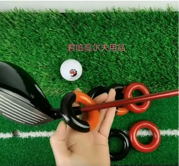 Тренажор за голф суинг PGM с кръгла утяжелителем за стикове за голф, Утяжеляющее пръстен за главата на стика за голф, учебно помагало
