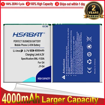 Батерия HSABAT 4000 ма за jiayu G4 G4c G4T G4S JY-G4