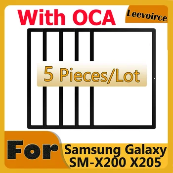 5 БР. За Samsung Galaxy Tab A8 10,5 2021 SM-X200 SM-X205 X205C X200 X205 Сензорен LCD Екран от Предната Външно Стъкло Ламинирано ЗЗД