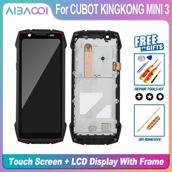 Марка AiBaoQiA Нов сензорен екран + LCD + рамка при събирането На телефон Cubot KingKong Mini 3