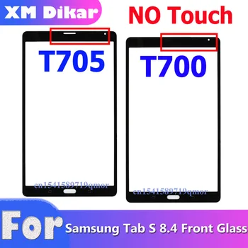 Стъкло + ЗЗД За Samsung Galaxy Tab S 8.4 SM-T700 SM-T705 T700 T705 Подмяна на Части Предната част на Външната Стъклена Леща с LCD Сензорен екран