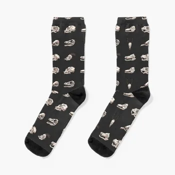 Тъмните чорапи с черепи на животни, стаи за луксозни чорапи, луксозни дамски чорапи, мъжки