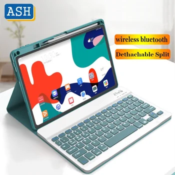 Калъф с магнитна безжична Bluetooth клавиатура ASH за iPad 10.2 9th 8th 7th Air 3 Pro 10.5 Air 5 4 10.9 Pro 11 Тънък калъф панти