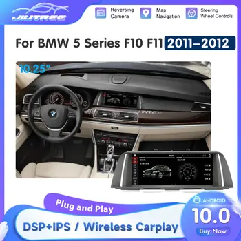 За BMW 5 Серия F10 F11 2011-2012 Автомобилни Радио-видео плейъри С Екран, Bluetooth Стереоприемник Автомобилен Мултимедиен Carplay