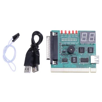 Такса Диагностика на Анализатора на Дънната Платка USB PCI POST PC Card Карти 2-Значного Код на Грешка за проверка и анализ на Преносими КОМПЮТРИ