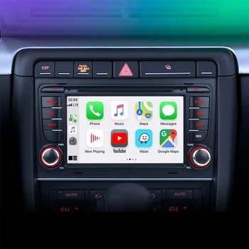 8G + 256G Android 12 Авто DVD GPS Радио За Audi A4 B6 B7 S4 RS4 360 ° Панорамна AHD Помещение Главното Устройство Auto CarPlay Авторадио