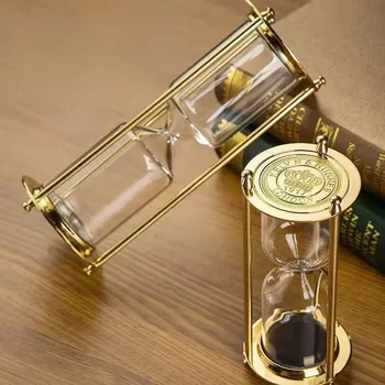 Самозаряжающиеся пясъчен металик часовник от пясък, стъкло