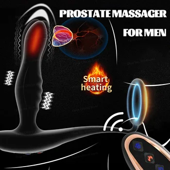 Анален вибратор с дистанционно управление, бикини за мъже, Масажор на простатата, Анален накрайник, пръстен за мъжката мастурбация, пенис, секс-играчки за възрастни