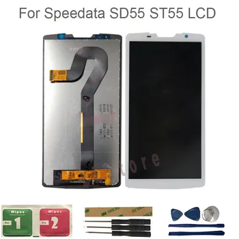 100% Тестван Нов за Speedata SD55 ST55 LCD сензорен дисплей, дигитайзер, тъчпад в събирането на