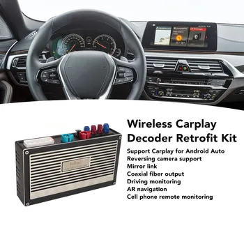 Carplay AI BOX за Android Auto Безжична Декодер Carplay Kit Вграден панорамен преглед за обратно виждане 360 за BMW G20 G30 G12