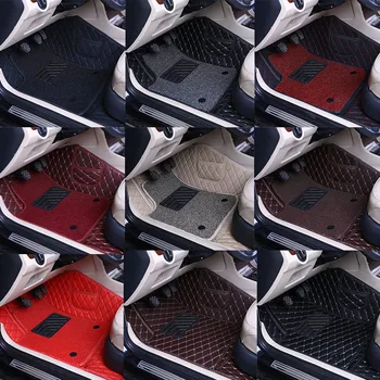 Водоустойчив Лесно Монтирани и Кожени Подложки Инструмент панел Аксесоари за интериора на Колата е с ляв волана Автомобилни Стелки за BMW X4 2019 2020