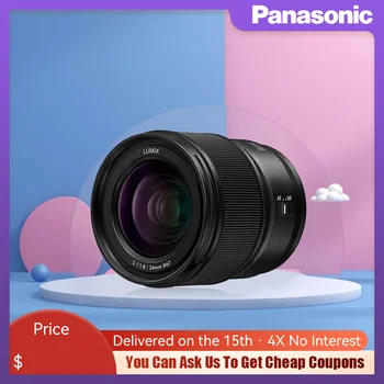Полнокадровая беззеркальная фотоапарат Panasonic Lumix 24mm F1.8 с широкоъгълен обектив с фокусно разстояние L-образни стойки за S5 S5ii S-S24GK Lumix 24 1.8