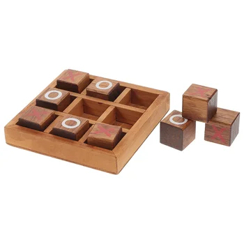 1 комплект дървени настолни игри с пръсти, интелигентна играчка за почивка на родители и деца