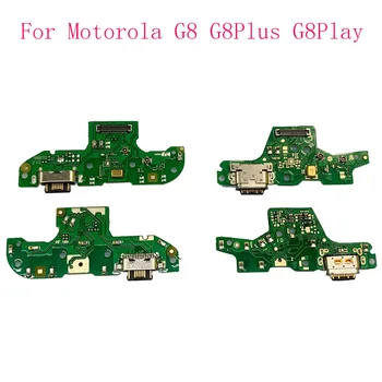 Детайли платка с вход за порт за зареждане Гъвкав кабел за Motorola G8 G8 Plus G8 Play Смяна на печатната платка USB