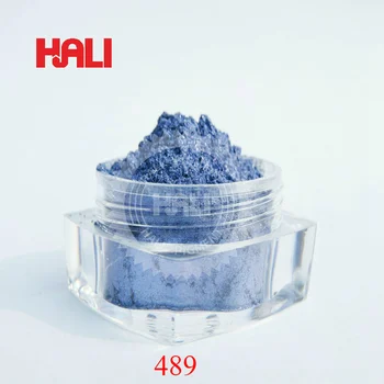 Калин пигмент, перлен пигмент, перлена пудра на прах, Слюдяная компактна пудра, цвят: Shimmer magic blue, инв: 489, нето тегло: 20 грама, безплатна доставка..