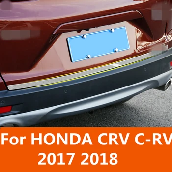 За HONDA CRV C-RV 2017 2018 Задната част на защитен панел на багажника от неръждаема стомана, тампон на задна броня, тампон на прага на задната врата на колата