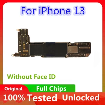 Оригиналът е за дънната платка Iphone 13 с/без Face ID Чист iCloud Отключена Подкрепа на основната логическа заплати Актуализация напълно работни чипове