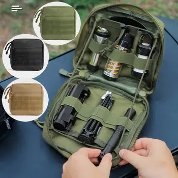 Военна градинска чанта, тактическа аптечка за първа помощ, спешна медицинска чанта за ловни принадлежности, комплект инструменти, EDC Molle, къмпинг, колоездене