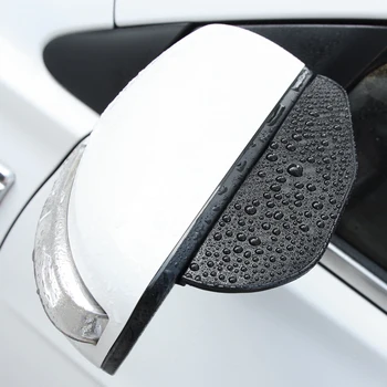 Огледалото за обратно виждане, изработени от въглеродни влакна, дъждовна вежда за автомобил Shelby